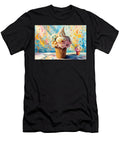 Giant Ice Cream Cones in Abstract Setting Genius Mama T-Shirt