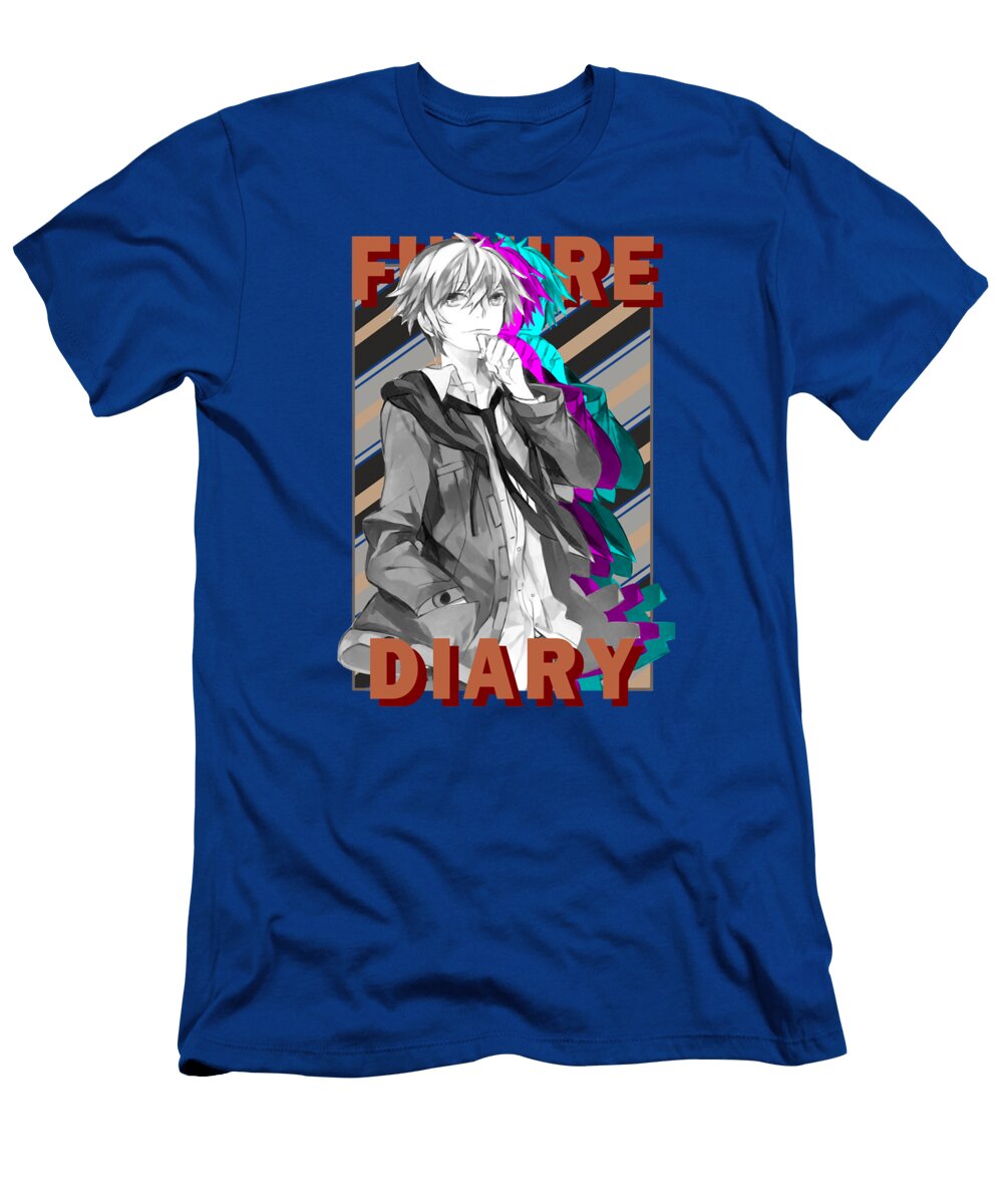 Gifts for Women Aru Akise Future Diary Mirai Nikki Monochrome Rgb Douxie Grimo T-Shirt
