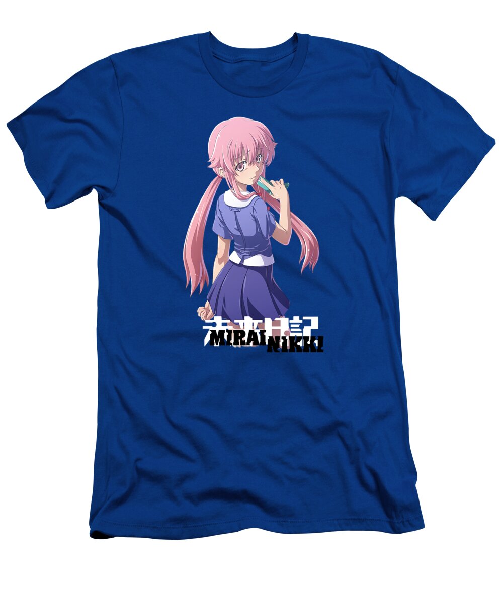 Gifts for Women Gasai Yuno Future Diary Low Cost Hq Short Sleeve Douxie Grimo T-Shirt