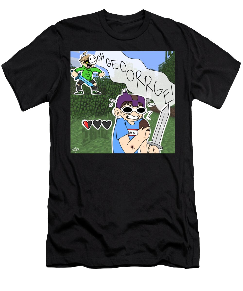 Gifts Men Video Games Minecraft for Kids Graphic Fan Anime Chipi T-Shirt