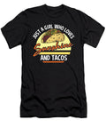 Girl Who Loves Tacos for a Mexican Food Taco Lover Tom Schiesswald T-Shirt