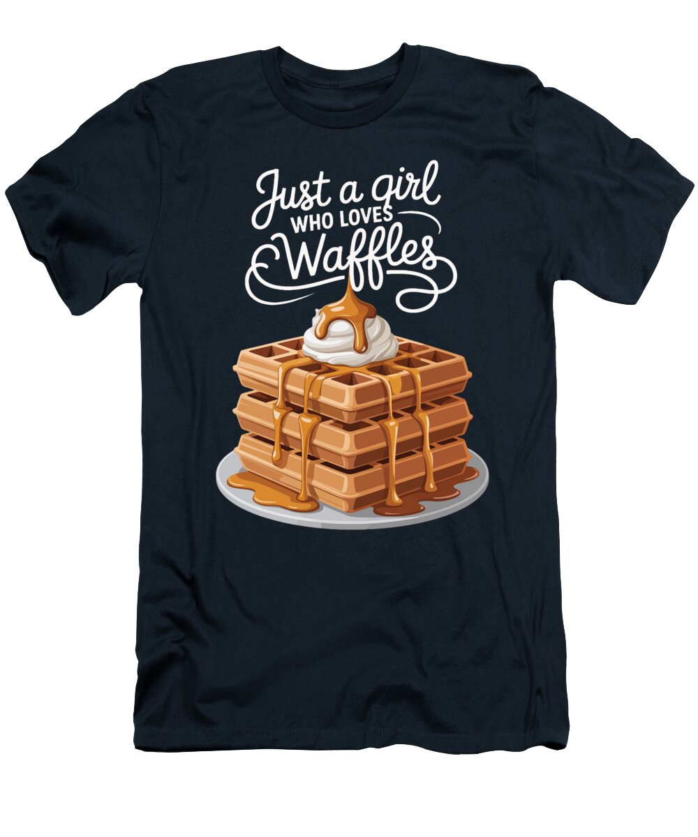 Girl Who Loves Waffles Joanna Redesiuk T-Shirt