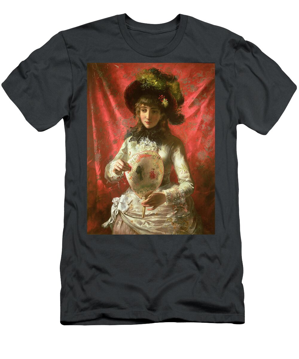 Girl with a Fan Otto Hessler T-Shirt