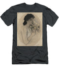 Girl with Flowers Charles Allan Gilbert American T-Shirt