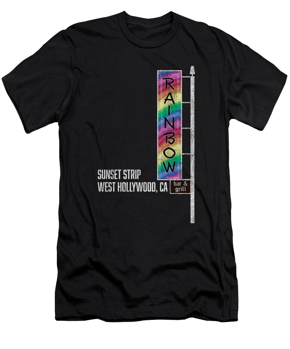 Glam Rock Legends Rainbow Bar and Grill Vector Deluxe T-Shirt