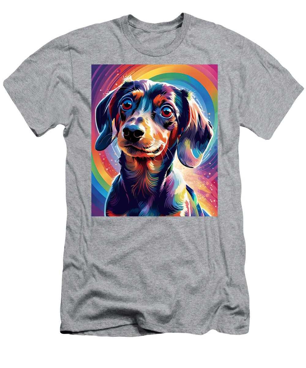 Glamour Girl Dachshund Doxie Tina Lavoie T-Shirt