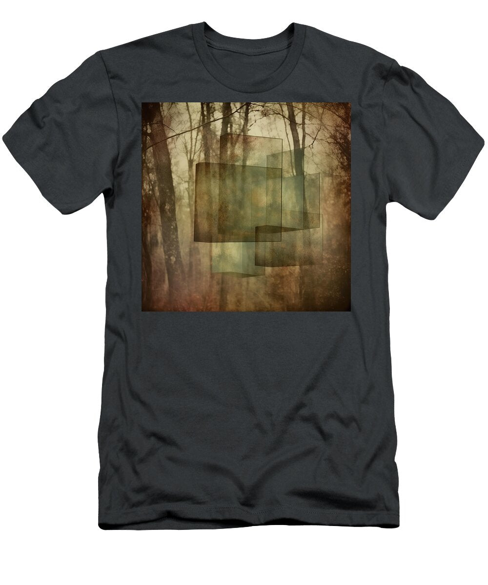 Glass Cubes Floating in the Woods Yo Pedro T-Shirt