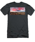 Glorious View of Rio Grande Sangre De Cristo and Black Mesa From White Rock Overlook New Mexico Silvio Ligutti T-Shirt