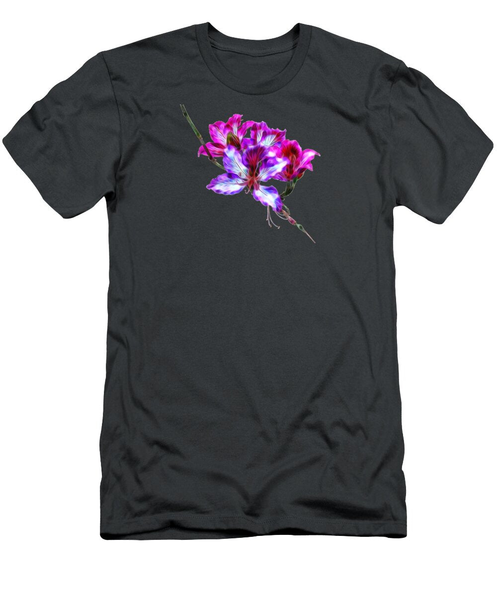 Glowing Orchids 1 Shane Bechler T-Shirt
