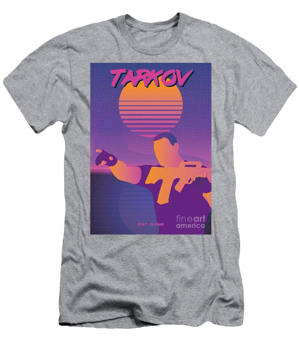 Gluhar Synthwave Edition Escape From Tarkov Grant Muhammad T-Shirt