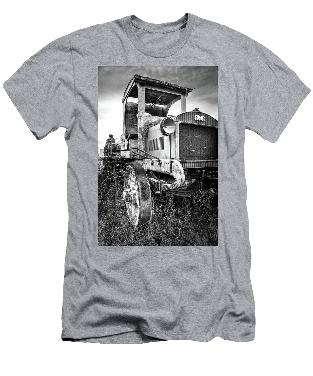 Gmc Milk Truck Bw Joann Long T-Shirt