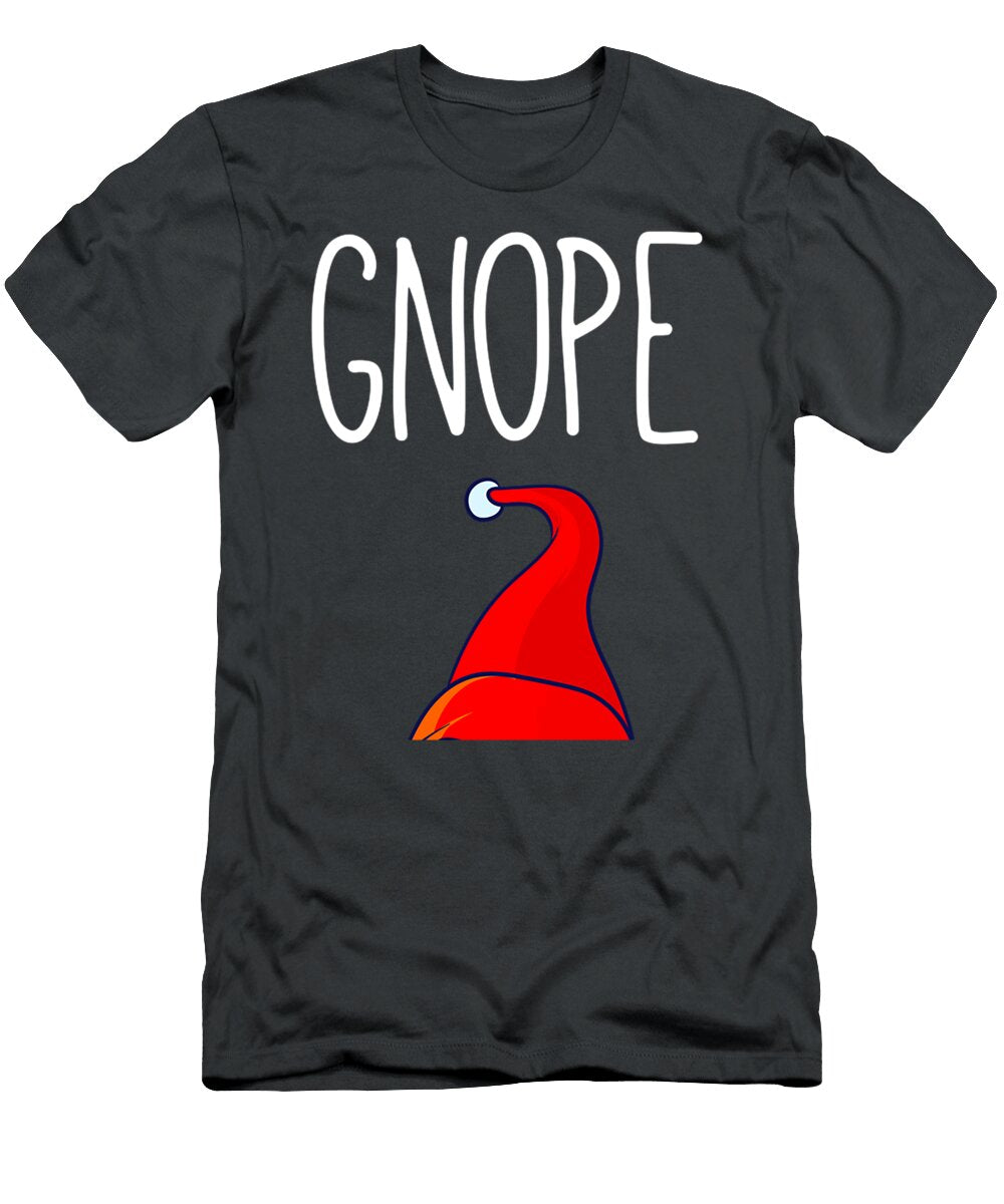 Gnope Tomte Garden Gnome Gift Funny Scandinavian Nope Lyra Noelle T-Shirt