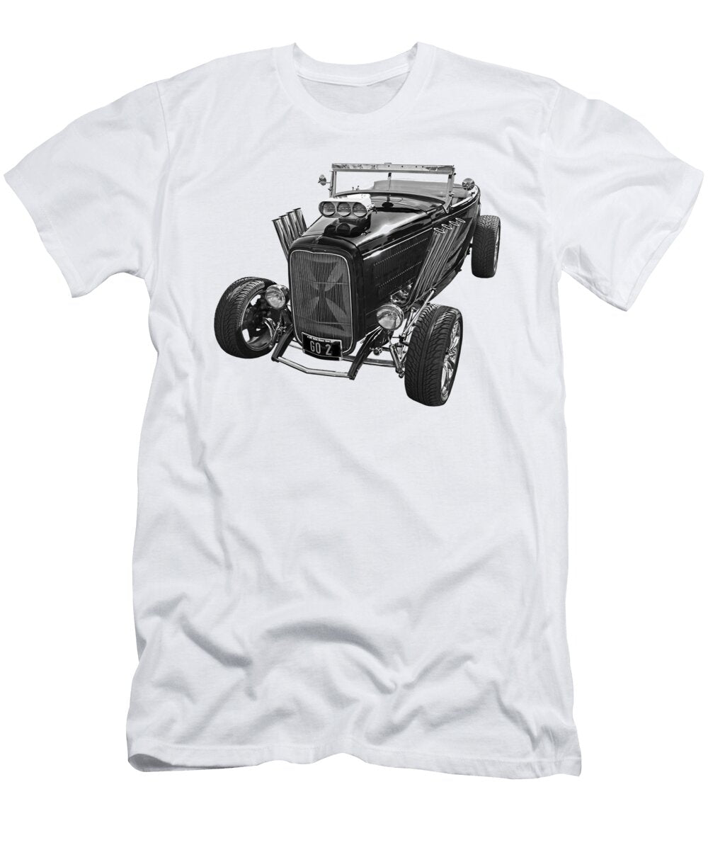 Go Hot Rod in Black and White Gill Billington T-Shirt