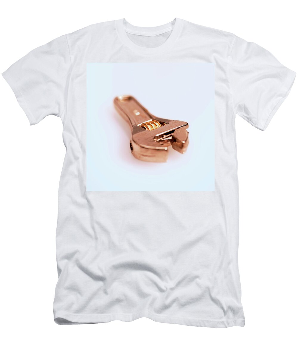 Gold Adjustable Wrench Csa Images T-Shirt