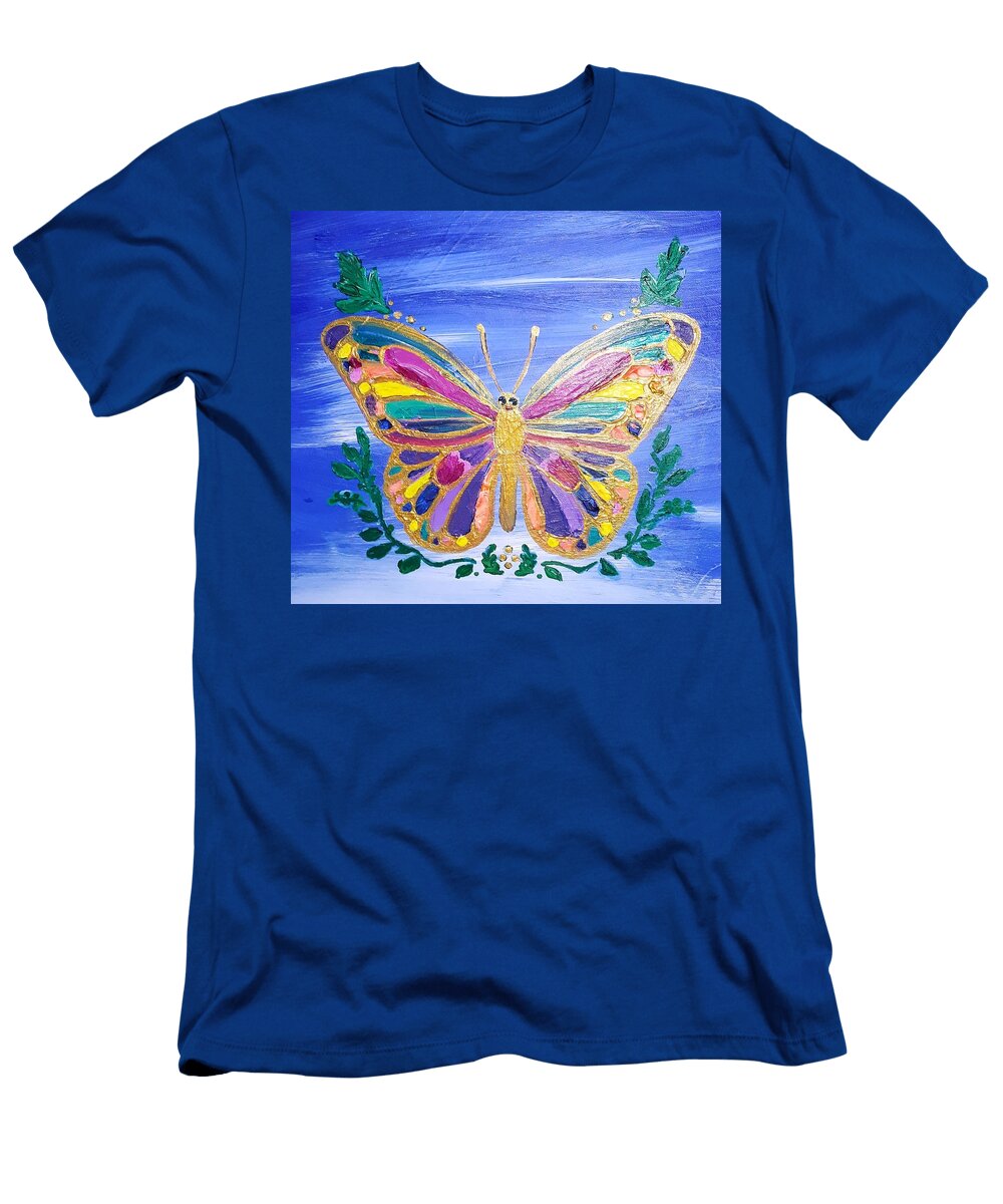 Gold Butterfly Kristi Argyle T-Shirt