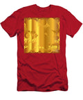 Gold Retro Circles Background Bigalbaloo Stock T-Shirt