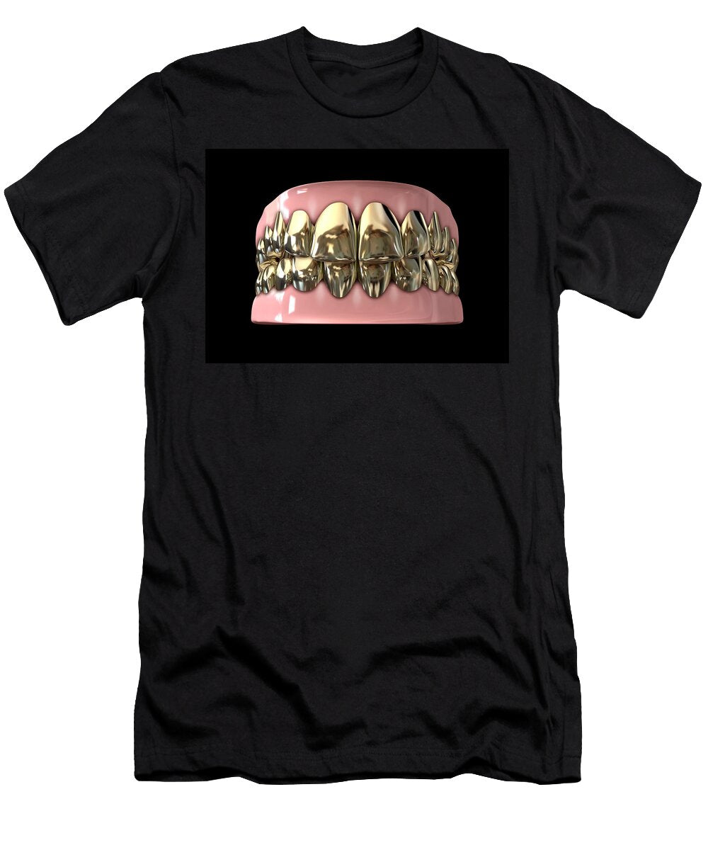 Golden Gangster Teeth and Gums Allan Swart T-Shirt