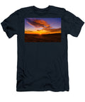 Golden Sunset Over Fields Mario G Rivera T-Shirt