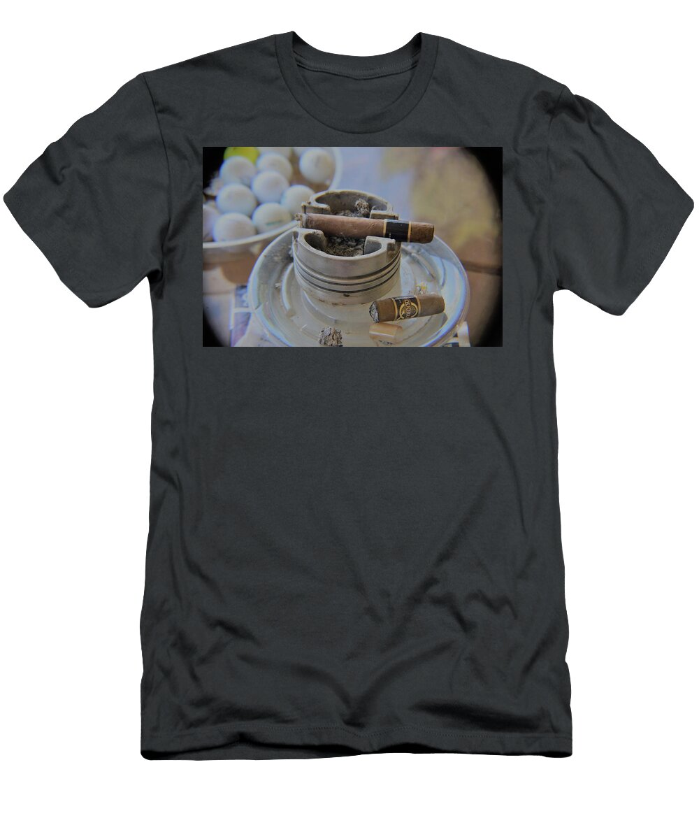 Golf Balls and Cigar Diesel Piston Diana Willett T-Shirt