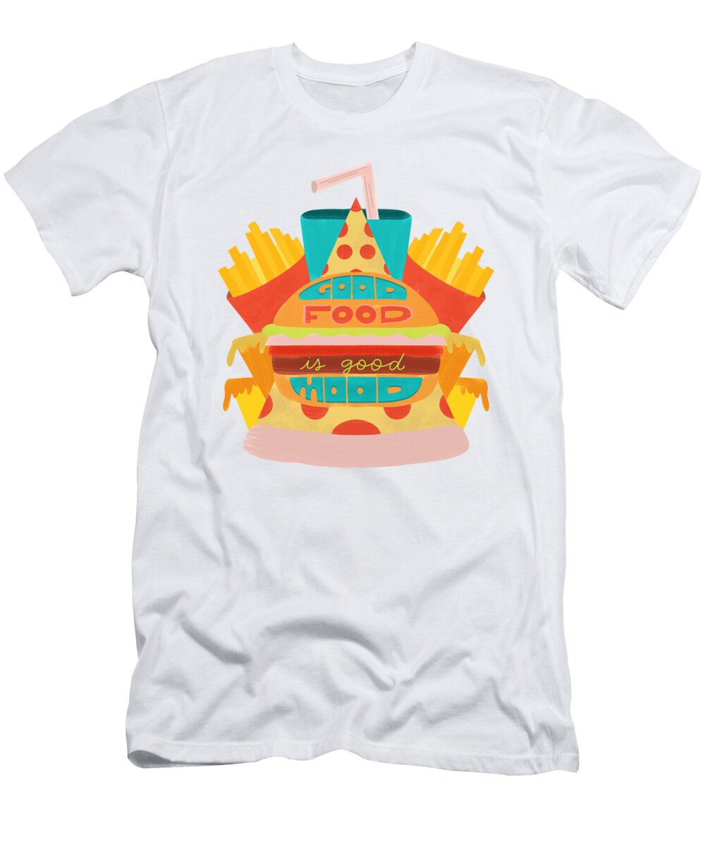 Good Food Is Good Mood Gabriela Delgado T-Shirt