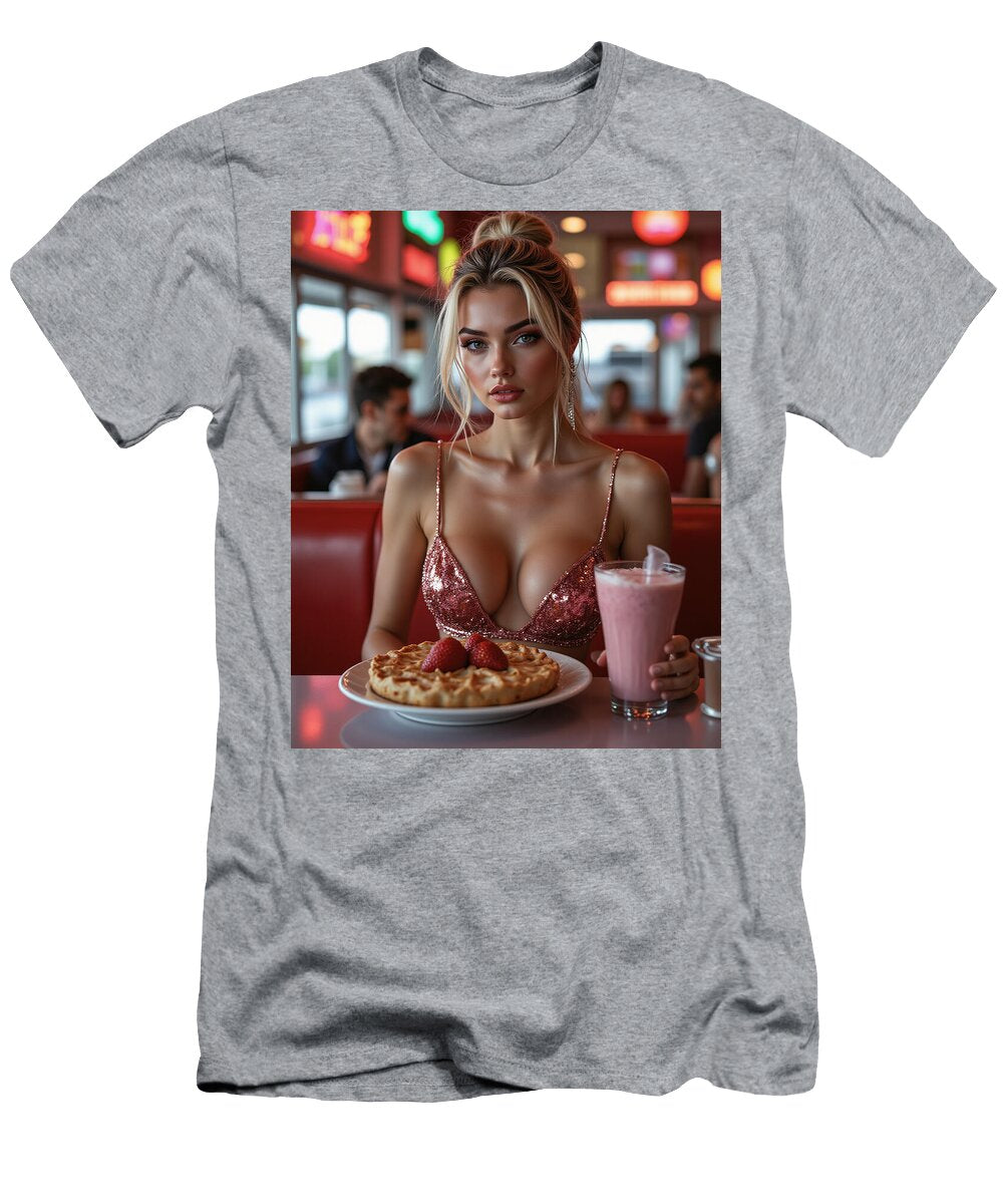 Gorgeous 1950s Diner Cafe 13 Ifeoma Mokolo T-Shirt