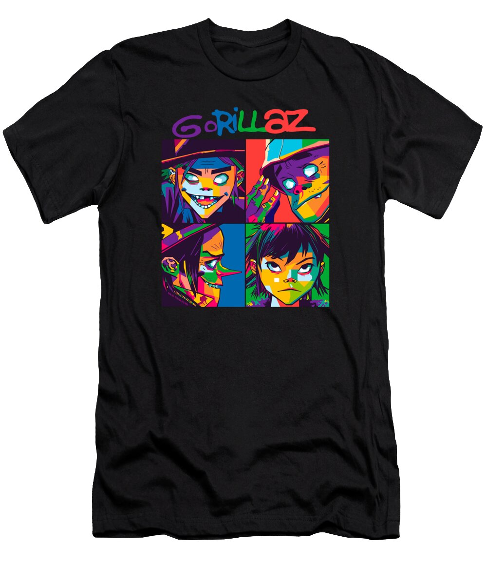 Gorillaz Pop Art Gracie Fowler T-Shirt