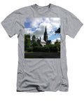 Gothic Cathedral in Lush Landscape LA Veta Kirby T-Shirt