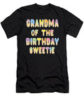 Grandma of the Birthday Sweetie Girl Icecream Themed Party Graphic Art Grabitees T-Shirt