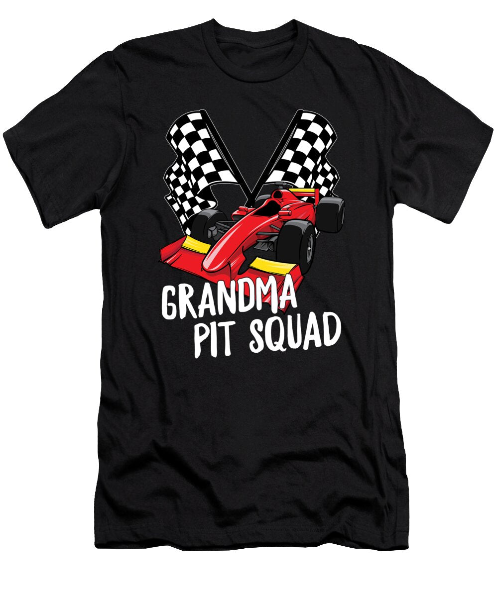 Grandma Pit Squad Car Racing Japanese Drift Anime Cars Motorsport Lover Funny Birthday Family Grandmother Gift Sifou Store T-Shirt