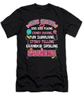 Grandmother Grandkids Funny Sarcastic Savage Gift Kiss Giving Grandma Thomas Larch T-Shirt