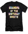 Grandpa of the Birthday Sweetie Girl Icecream Themed Party Product Art Grabitees T-Shirt