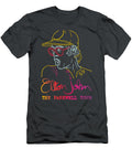 Graphic John Idol Vaporwave Retro Playing Piano Music Avraap Neila T-Shirt