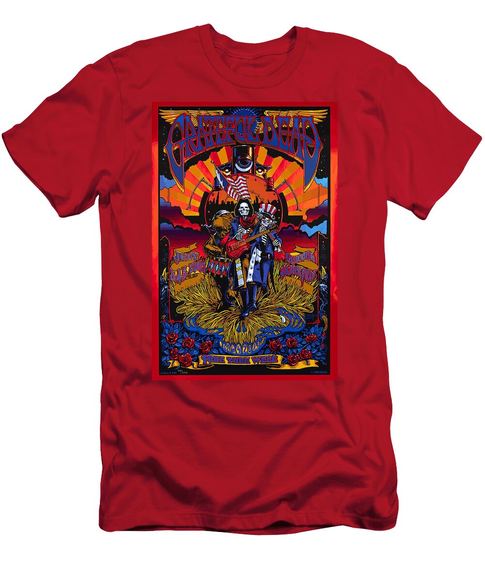 Grateful Deads Soldier Field Chicago Ronnie Kinkead T-Shirt