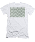 Gray and White Ornamental Shape Pattern 3 Pairs De 2022 Trending Color Casting Shadow De6291 Petite Pattern Minimal Graphic Designs T-Shirt