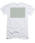 Gray and White Tessellation Line Pattern 14 Pairs De 2022 Trending Color Casting Shadow De6291 Petite Pattern Minimal Graphic Designs T-Shirt
