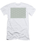 Gray and White Tessellation Line Pattern 32 Pairs De 2022 Trending Color Casting Shadow De6291 Petite Pattern Minimal Graphic Designs T-Shirt