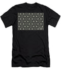 Gray Green and Black Modern Cube Tile Pattern Petite Pattern Minimal Graphic Designs T-Shirt