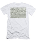 Gray Green and White Minimal Chevron Pattern Petite Pattern Minimal Graphic Designs T-Shirt