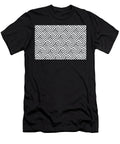 Gray Grey and Black Minimal Line Art Pattern 2 Petite Pattern Minimal Graphic Designs T-Shirt