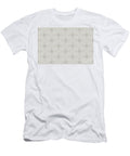 Grayish Beige and White Stripe Cube Tile Pattern 2 Petite Pattern Minimal Graphic Designs T-Shirt