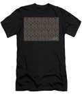 Grayish Brown and Black Modern Cube Pattern Petite Pattern Minimal Graphic Designs T-Shirt