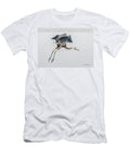 Great Blue Heron in Awkward Transition David Herman T-Shirt