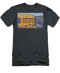 Greece Parthenon Artistic Illustration Classic Random Mosaic Style Franco Brazz T-Shirt