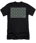 Green and Black Modern Stripe Cube Tile Pattern Petite Pattern Minimal Graphic Designs T-Shirt