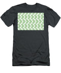 Green and White Chevron Arrow Pattern Pairs De 2022 Trending Color Golf Course De5601 Petite Pattern Minimal Graphic Designs T-Shirt
