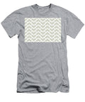 Green and White Chevron Rhombus Arrow Pattern Petite Pattern Minimal Graphic Designs T-Shirt