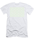 Green and White Minimal Line Art Pattern 4 Petite Pattern Minimal Graphic Designs T-Shirt