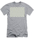 Green and White Pretty Herringbone Pattern Petite Pattern Minimal Graphic Designs T-Shirt