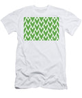 Green and White Tessellation Line Pattern 17 Pairs De 2022 Trending Color Golf Course De5601 Petite Pattern Minimal Graphic Designs T-Shirt