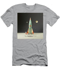 Green Atomic Toy Spaceship and Launch Pad Yo Pedro T-Shirt
